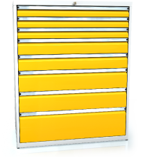 Schubladenschränke 1240 x 1014 x 600 - 8x Schubladen